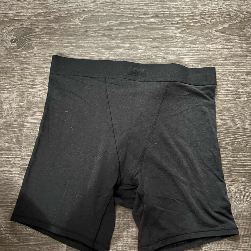 SKIMS WOMENS Black Boxer Briefs